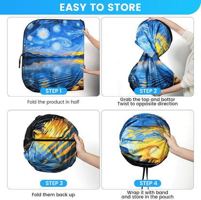 Windshield Sun Shade - Windshield Sun Shade Foldable Offers Ultimate Protection for Car Interior UV Protection Car