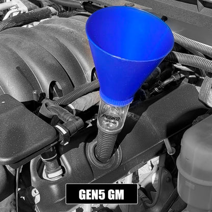 Engine Oil Funnel Spill-Free Hands-Free Compatible with Buick, Cadillac, Chevrolet, and GMC Vehicles for Fast & Easy Oil Change