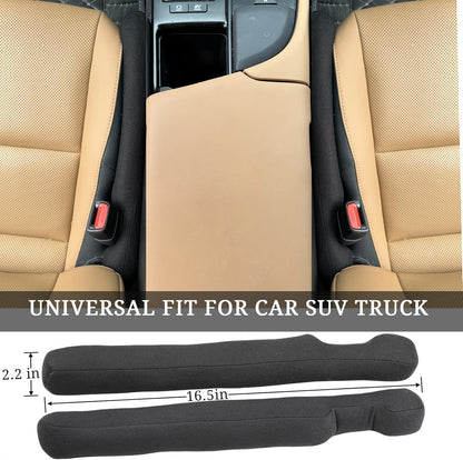 YLXGT Car Seat Gap Filler Organizer Universal for Car SUV Truck Accessories Seat Gap Plug Blocker with Storage Slot Black 2 Pack