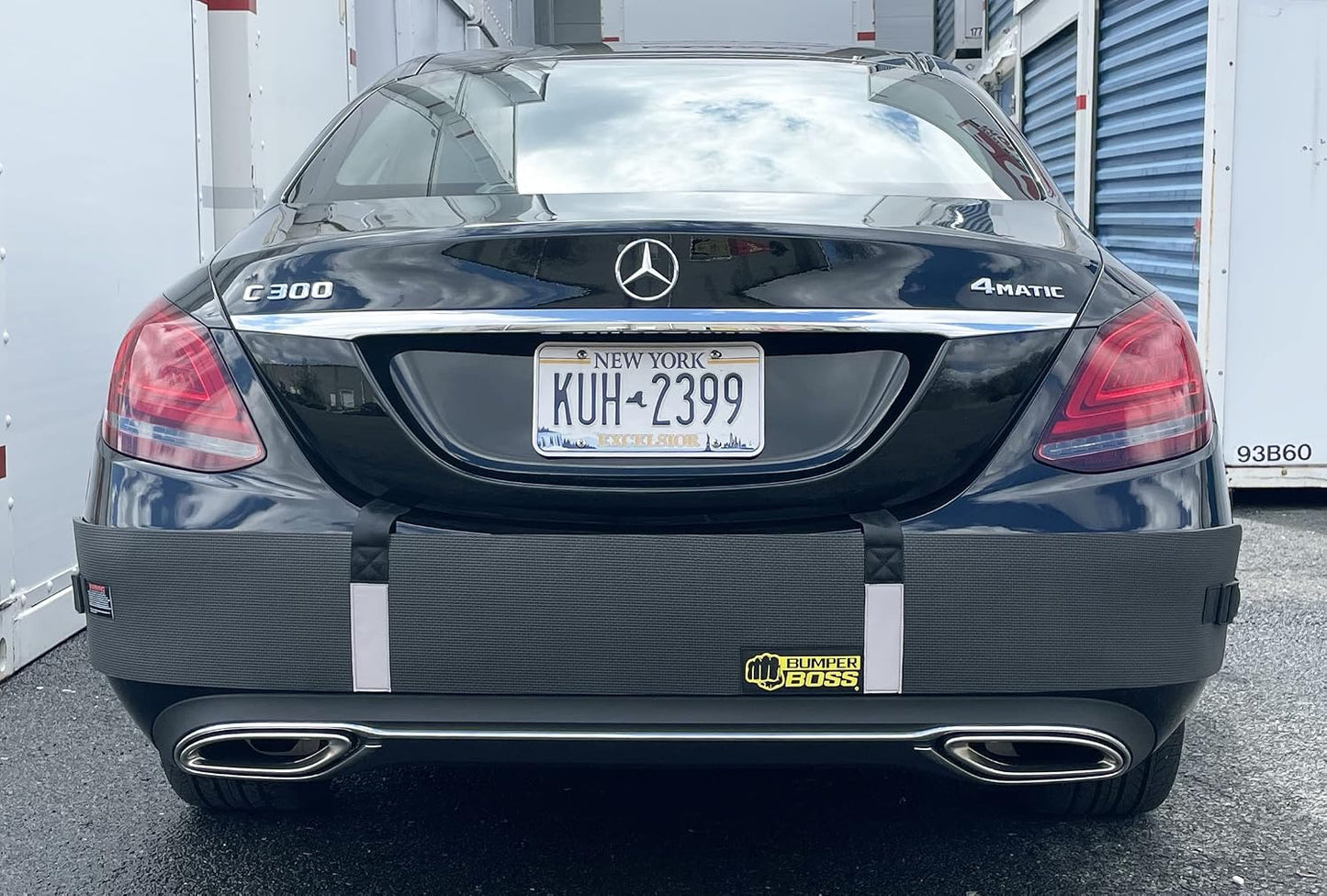 Bumper Guard - New & Upgraded Rear Bumper Protector for Cars and SUVs (76” Wide x 8” Tall)