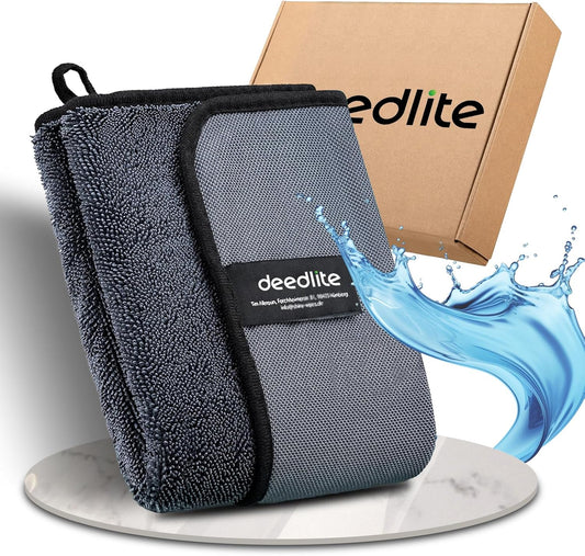 Deedlite Bath Wipes Shower Cleaning Cloths, Premium Car Drying Towel | Ultra Absorbent Twisted-Loop Design| Microfiber Towel for Car, Shower Cabin, Household