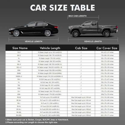 Car Cover Waterproof All-Weather,Heavy-Duty Outdoor Full Exterior Automobiles Sedan/Coupe (Length 186-193 inch) with Windshield Sun Shade Universal Fit Toyota Camry, Tesla Model 3, Accord etc