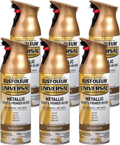 Rust-Oleum 302151 Universal All Surface Clear Topcoat Spray, 11 oz, Dead Flat Clear - Colors A