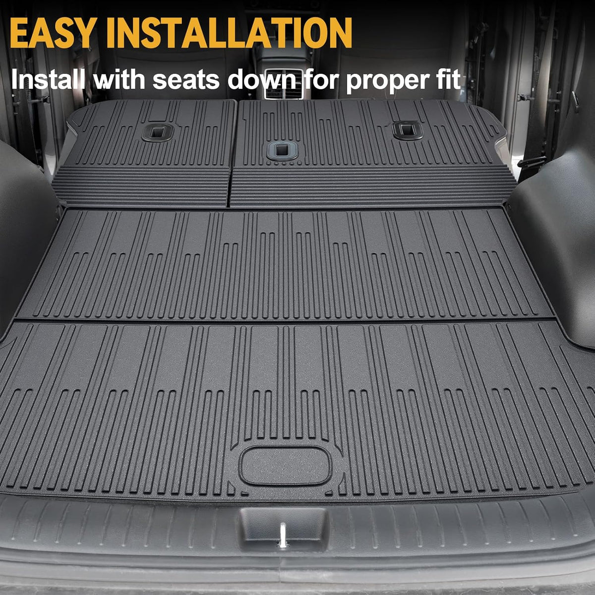 Floor Mats for Kia K5 2021-2026/Hyundai Sonata Gas 2020-2026, All Weather Floor Mats Trunk Cargo Liner Accessories, Full Coverage Set (Fit FWD Models)