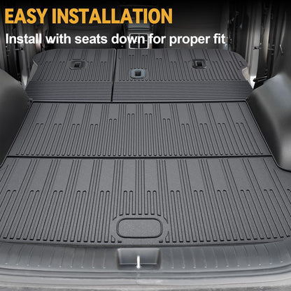 Floor Mats for Kia K5 2021-2026/Hyundai Sonata Gas 2020-2026, All Weather Floor Mats Trunk Cargo Liner Accessories, Full Coverage Set (Fit FWD Models)