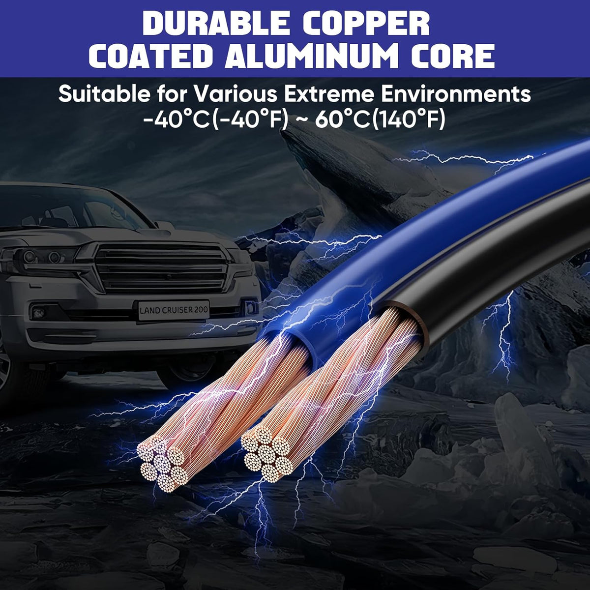 EXTRESPO Heavy Duty Jumper Cables - 4 Gauge 20 Feet 600Amp Automotive Booster Cables for Car Battery, for Car, SUV and Trucks, Jumper Cables Kit with Carry Bag, Gloves, Brushes (4 Gauge 20 FT)…