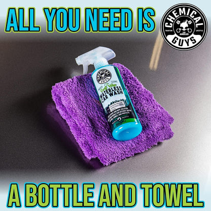 Chemical Guys Swift Wipe Sprayable Waterless Car Wash Spray - Spray and Wipe to Safely Clean and Shine Cars, Trucks, Motorcycles, RV & More, High Lubrication Formula, 128 oz