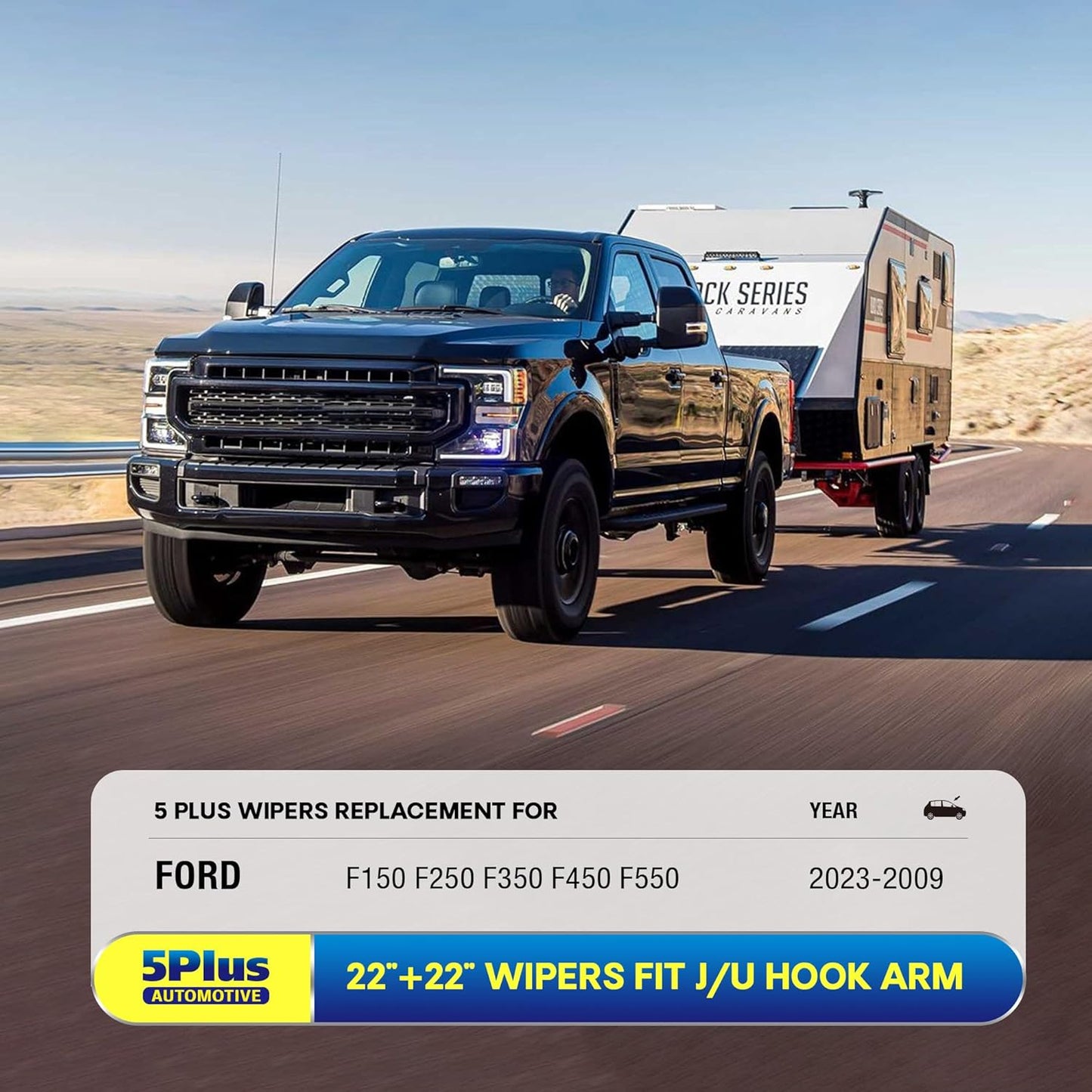 20"-2 Pack Windshield Wiper Blades Replacement For Ford F150 F250 F350 F450 F550 2008-1999 Expedition 2006-1999 Explorer 2010-2005 Mustang 2004-1999, Windshield Wiper Blades For My Car