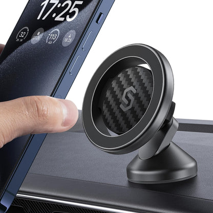 SYNCWIRE MagSafe Car Mount, Magnetic Car Phone Holder for Car Dashboard, 360° Rotating Strong Magnet Phone Mount with 3M VHB Adhesive, Compatible with iPhone 17/16/15/14/13/12 & MagSafe Cases