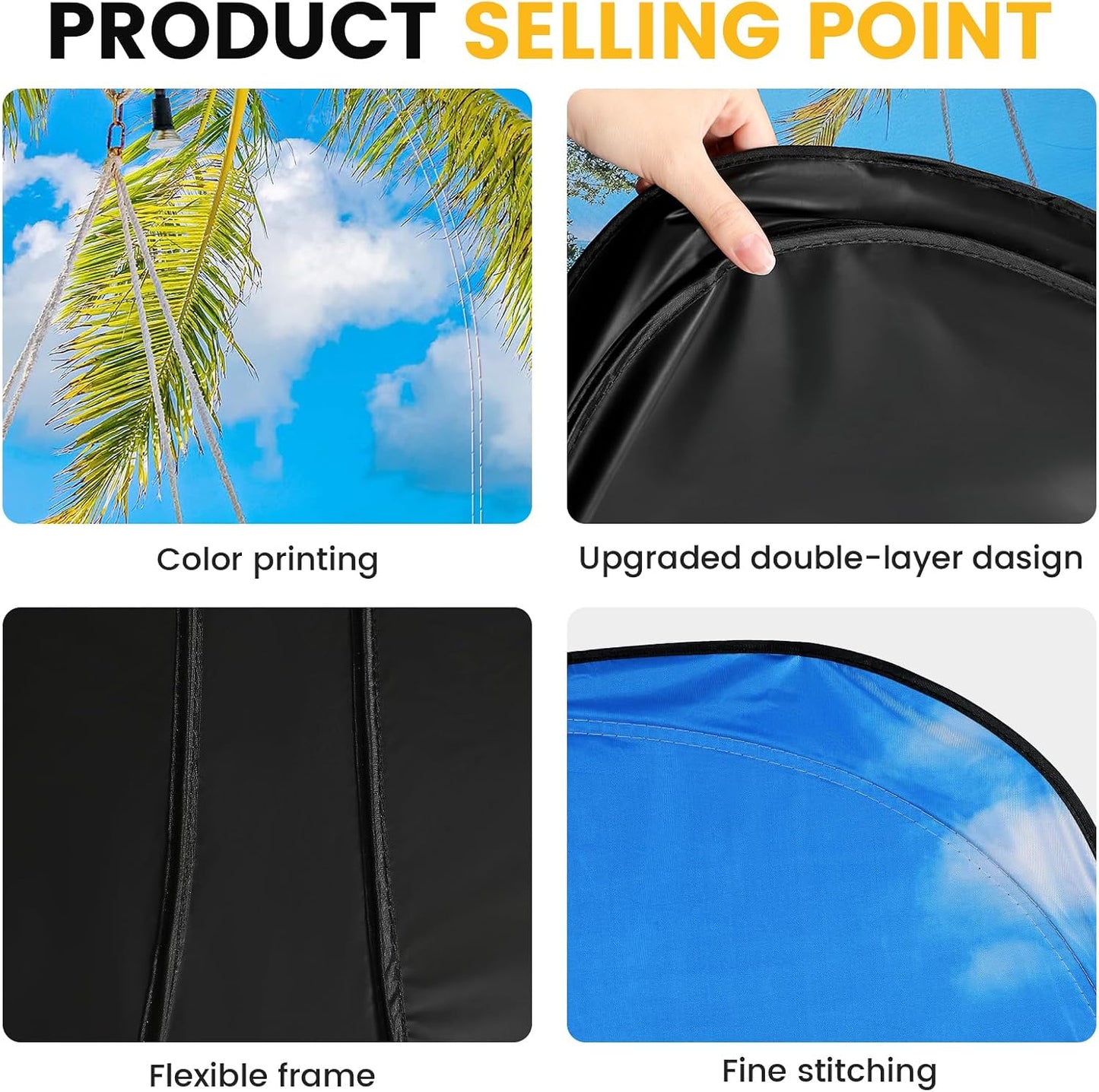 Car Windshield Sun Shade - Foldable Car Sun Shade Windshield for Front Window, Reflector Sunshade Offers Ultimate Protection for Cars Interior (55.2 x 31.5 in)