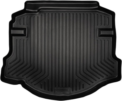 Husky Liners Weatherbeater Floor Mats | Fits 2006-2011 Honda Civic 4-Door | Front & 2nd Row, 3-pc Black - 98411