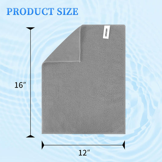 FIXSMITH Microfiber Cleaning Cloth - Pack of 50, Microfiber Towels for Cars 16 x 12 in, Highly Absorbent Cleaning Rags, Lint-Free, Streak-Free Cleaning Cloths for Car Kitchen Home Office