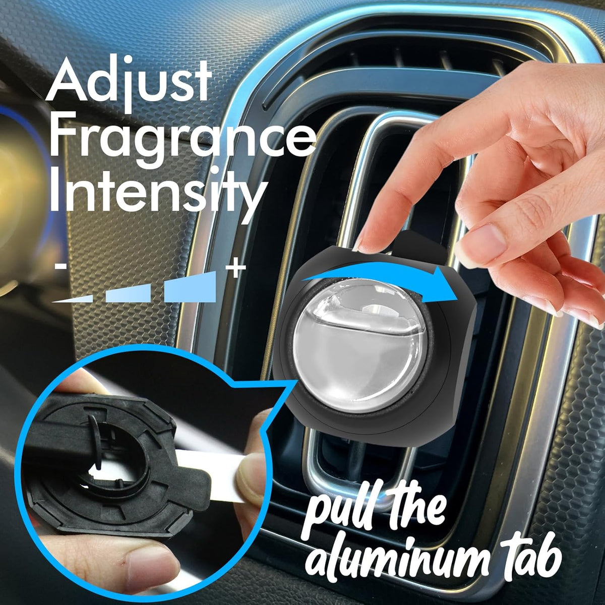 DRIVEJOY Car Air Freshener Vent Clips, 8 PK, 6 Ocean, 2 New Car Scent, Long Lasting Air Fresheners for Men & Women, Up to 240 Days, Odor Eliminator