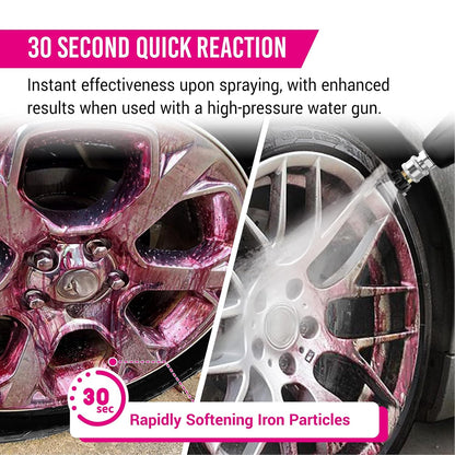 H.O.W Polish Iron Remover - Iron Out Remover Spray for Car Detailing | Remove Iron Particles in Car Paint, Motorcycle, RV & Boat | Use Before Clay Bar, Wax or Wash