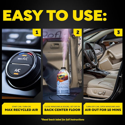 Meguiar’s Whole Car Air Refresher Odor Eliminator, Summer Breeze, 2 Oz— Car Air Freshener For Commuters, Detailers; Mist Refreshes Cabin For Sedan, Suv, Truck, Van