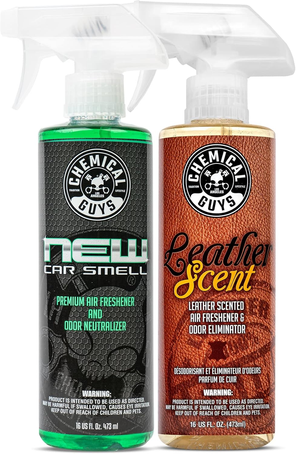 Chemical Guys AIR_301_04 New Car/Leather/Signature Scent Sample Kit, Great for Cars, Trucks, SUVs, RVs, Home, Office & More (4 fl oz - 3 Items)