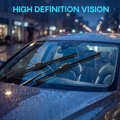 5 PLUS 26"+17" Windshield Wipers Blade Replacement for Nissan 02-06 19-24 Altima/07-12 20-24 Sentra/20-24 Versa Wiper Blades-Front All-Weather Wiper Blades Exact fit J-Hook Type (Pack Of 2)
