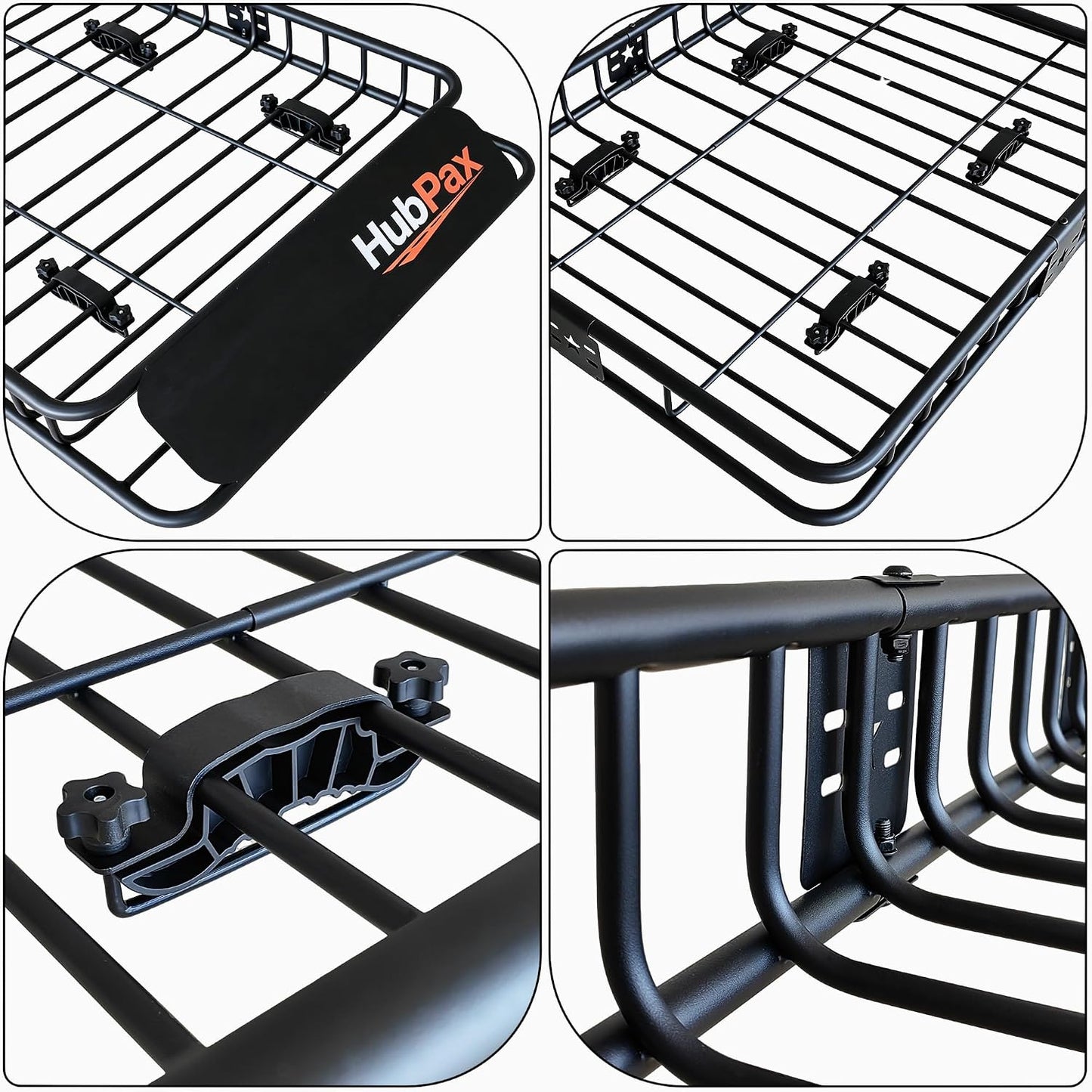 21 Cu Ft. Car Rooftop Cargo Carrier Bag Car Roof Top Bag Cargo Carrier | Fit All Vehicle with/Without Rack, Includes Anti-Slip Mat, 8 Reinforced Straps, 6 Door Hooks, Luggage Lock