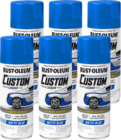 Rust-Oleum 323383 Automotive Custom Lacquer Spray Paint, 11 oz, Gloss Clear