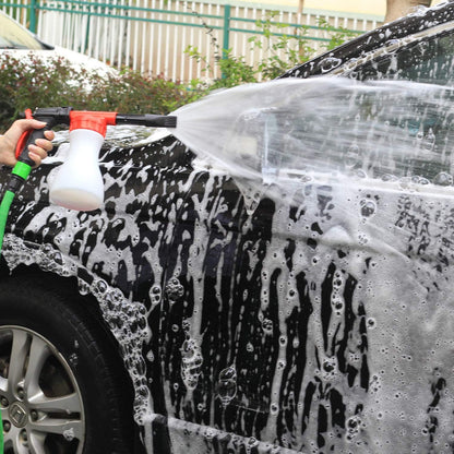 Car Foam Gun, Juqiboom - Adjustable Ratio Dial Car Snow Soap Gun Fit Low Water Pressure Universal Standard Garden Hose, Blaster Car Washer Sprayer for Home Garden Use