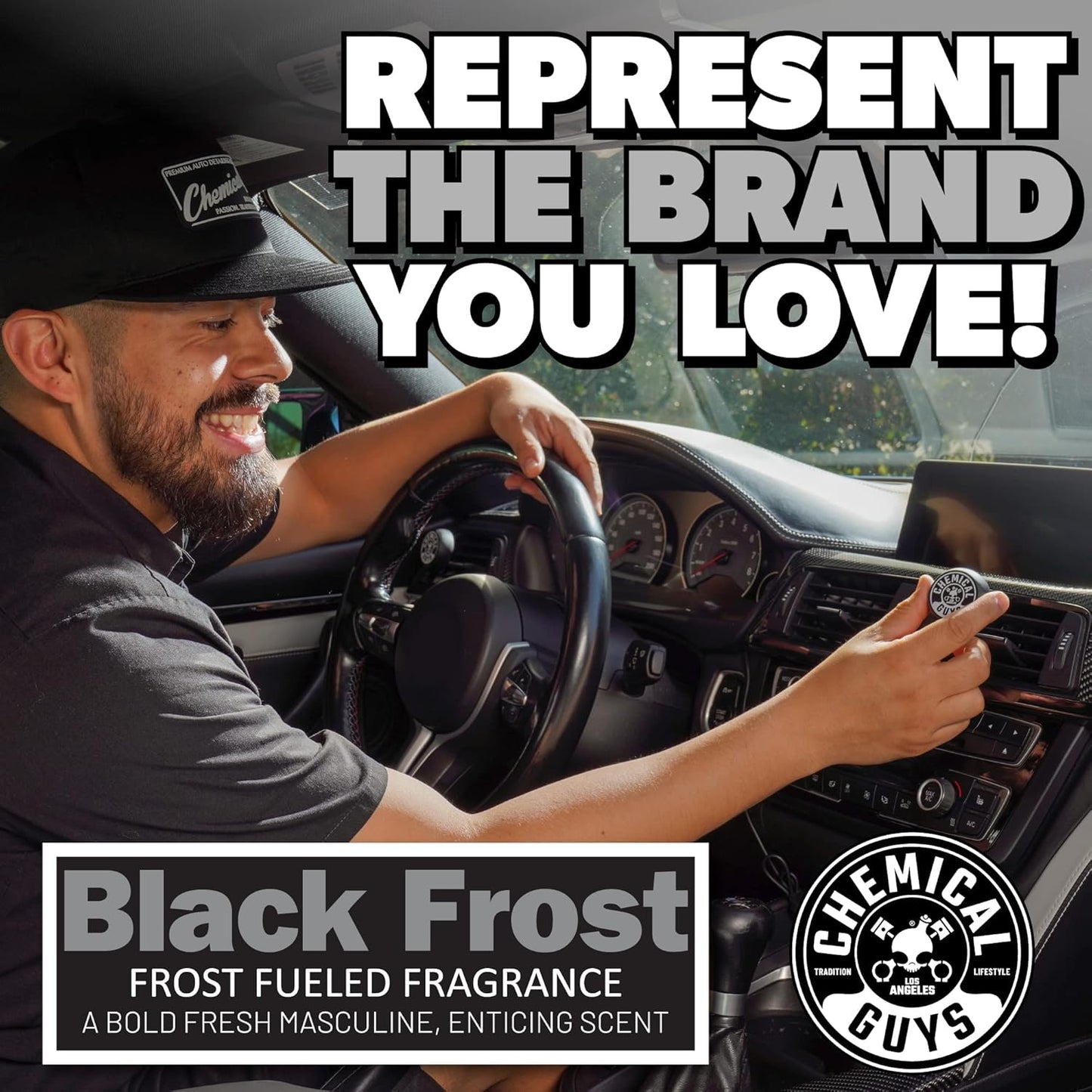 Chemical Guys AIR_302_04 Black Frost Scent and Signature Scent Combo Pack, Great for Cars, Trucks, SUVs, RVs, Home, Office & More (2-4 fl oz Items)