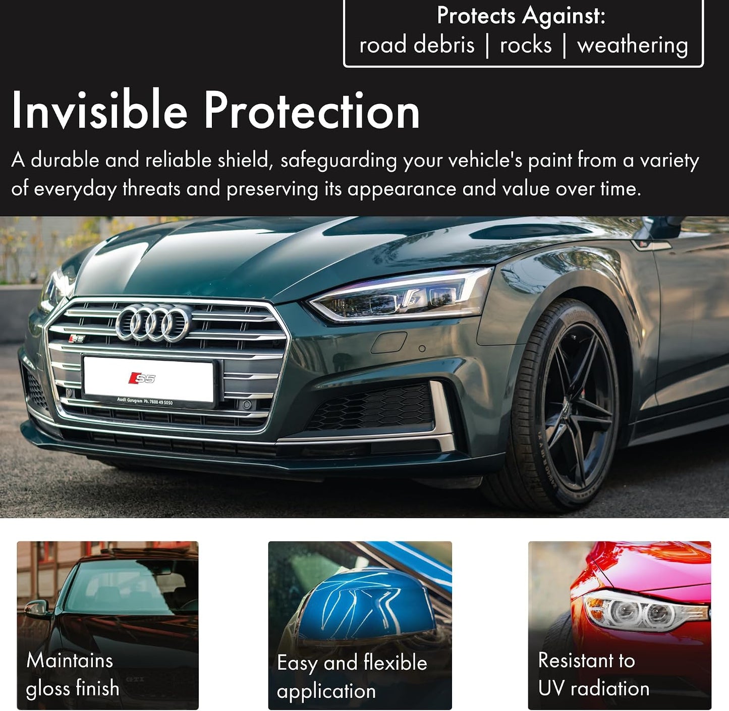 XPEL Clear Paint Protection Film Roll 6" x 84" – Self-Healing, Anti-Yellowing Polyurethane Wrap Protects Against Chips, Scratches & Debris | Invisible Shield for Cars, Trucks, Motorcycles & More