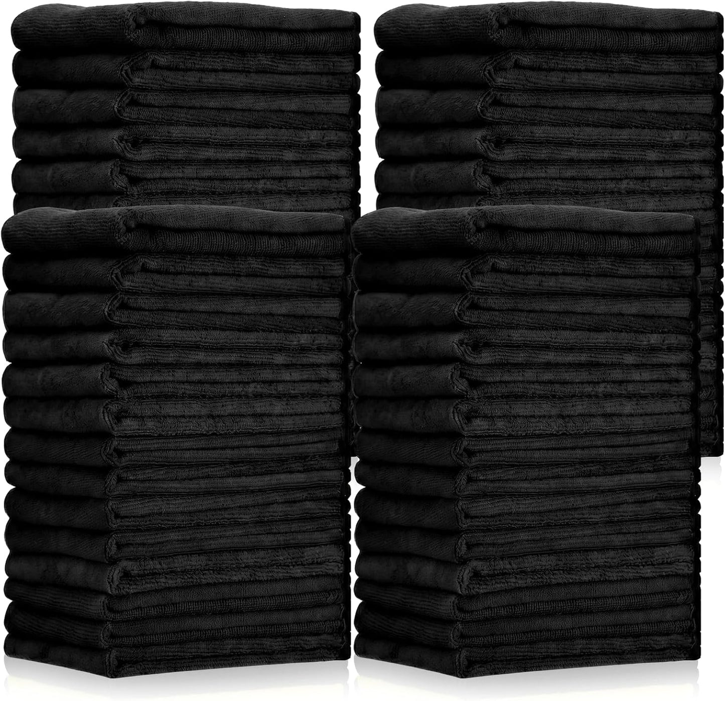 Tallew 40 Pcs Microfiber Towels:16"x16" Microfiber Drying Towels Bulk Micro Fiber Car Cleaning Cloth for Cars Drying Washing Polishing Office Windows Cleaning Household Supplies (Yellow)