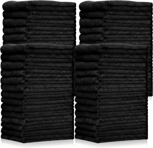 Tallew 40 Pcs Microfiber Towels:16"x16" Microfiber Drying Towels Bulk Micro Fiber Car Cleaning Cloth for Cars Drying Washing Polishing Office Windows Cleaning Household Supplies (Yellow)