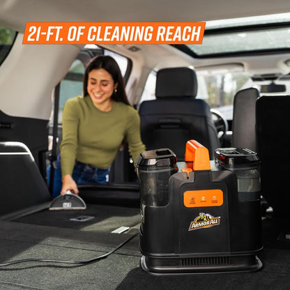 Armor All SCA702 901 7 Amp Portable Spot Cleaner for Car Cleaning, Carpet and Upholstery Stain Removal