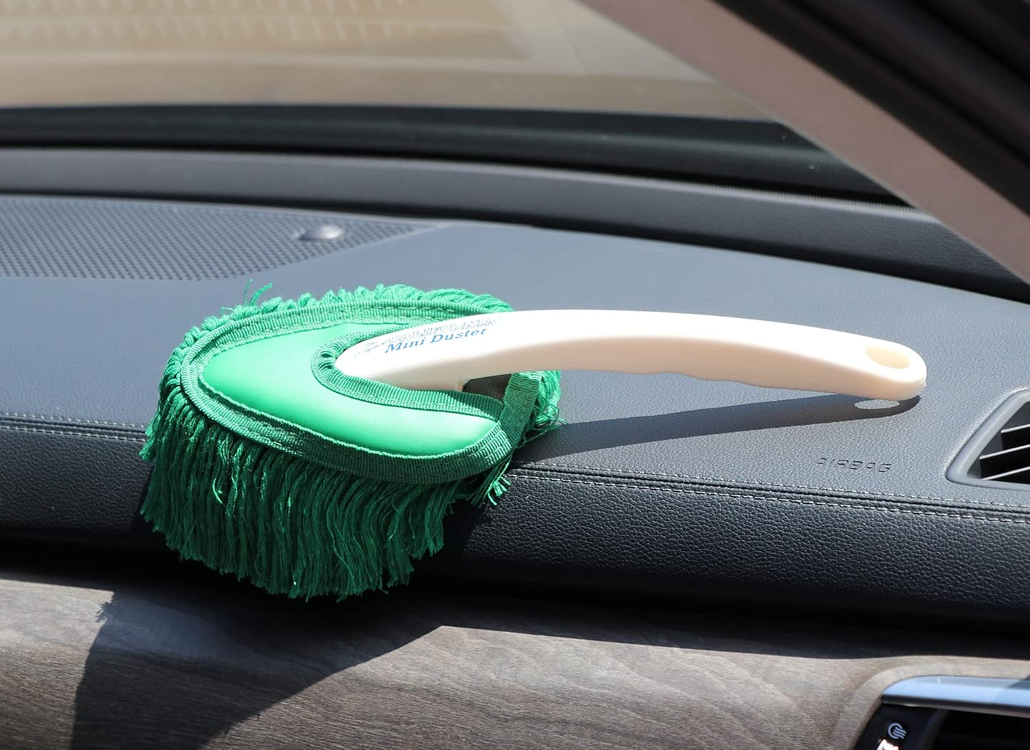 California Car Duster Detailing Combo with Plastic Handle and Green Mop 62455