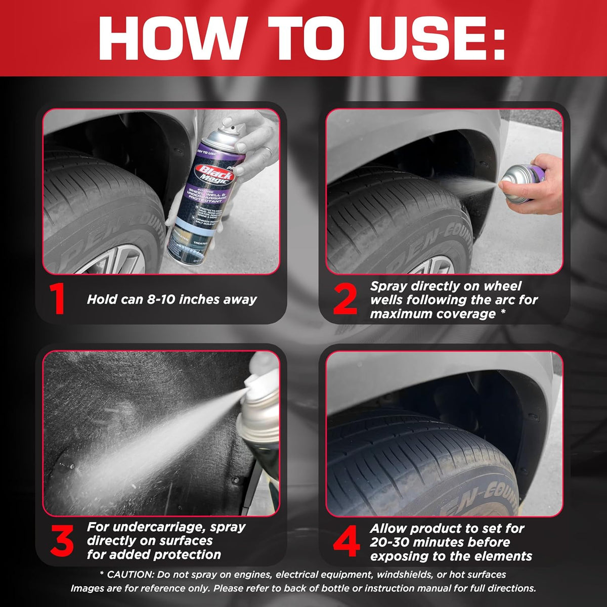 Black Magic 120218 No Scrub All Wheel Cleaner, 23 oz. (Pack of 2) - No Scrubbing Needed, Just Apply, Hose Off and Wipe for Clean Wheels Every Time