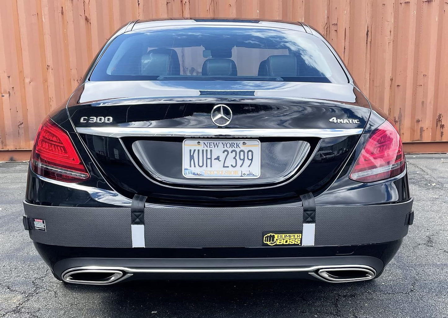 Bumper Guard - New & Upgraded Rear Bumper Protector for Cars and SUVs (76” Wide x 8” Tall)