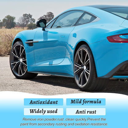 Car Rust Removal Spray,Iron Powder Remover,Rustout Instant Remover Spray,Multifunctional Paint Cleaner Car Maintenance Powder Spray Rust Remover Iron Cleaning,Iron Powder Remover for Car (3PCS*100ML)
