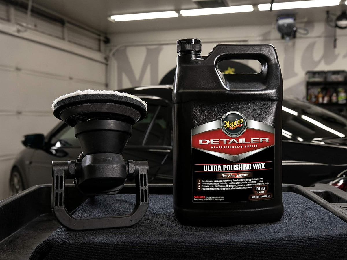 Meguiar's D15601 Synthetic X-Press Spray Wax for Car Detailing, Creates a Deep Shiny Look, Can Be Applied to Wet or Dried Paint and In Direct Sunlight, Moisture Rolls Off Waxed Paint, 1 Gallon