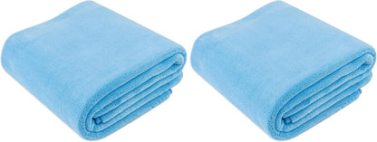 Amazon Basics Super Absorbent Microfiber Car Drying Towel, Streak-Free, Non-Abrasive, 36"L x 25"W, Gray