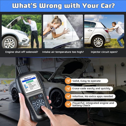 Autel AutoLink AL519 OBD2 Scanner Enhanced Mode 6 Car Diagnostic Tool Check Engine Code Reader CAN Scan Tool, Advanced Ver. of AL319