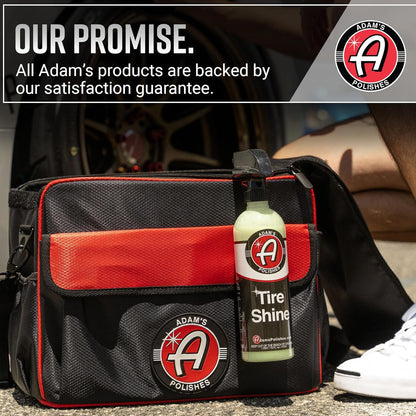 Adam's Tire Shine 16oz - Tire Dressing Spray with Added SIO2 for Rubber Protection, Gives A Glossy Wet Look & No Sling