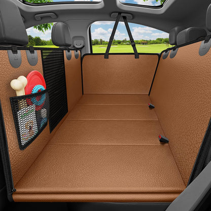 URPOWER Dog Car Seat Cover for Pets 100% Waterproof Seat Cover Hammock 600D Heavy Duty Scratch Proof Nonslip Durable Soft Back Seat Covers for Cars and SUVs