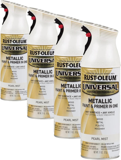 Rust-Oleum 302151 Universal All Surface Clear Topcoat Spray, 11 oz, Dead Flat Clear - Colors B