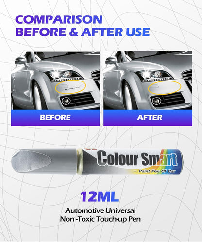 SCUARI Touch Up Paint Pen,Car Paint Pen,Car Paint Scratch Repair,Car Accessories Car Scratch Remover Pen,Car Touch Up Paint,Car Paint Scratch Repair,Paint Pen for Cars Paint Scratch Repair (Black)