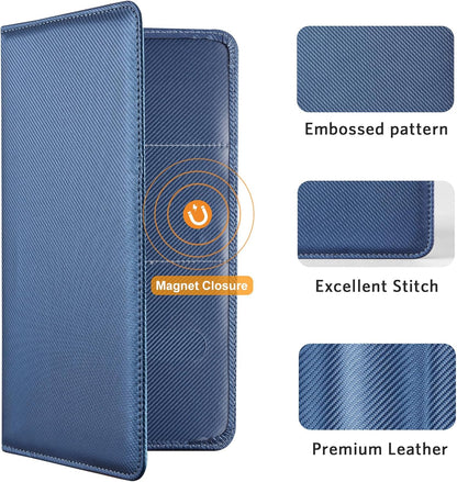 CoBak Car Registration and Insurance Holder - Vehicle Glove Box Car Organizer,Auto Truck Comparment Accessories Case with Magnetic Closure for Driver License,Cards - Colors A
