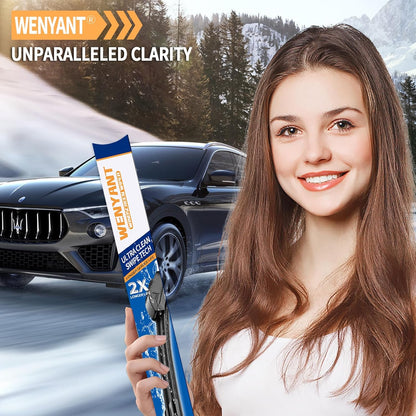 28"/28" Windshield Wipers Compatible with Ford Edge 2015-2020 Focus 2012-2018 Escape/Fusion 2013-2019 Front Wiper Blades for My Car Original Equipment Automotive Replacement (Set of 2) - Colors B