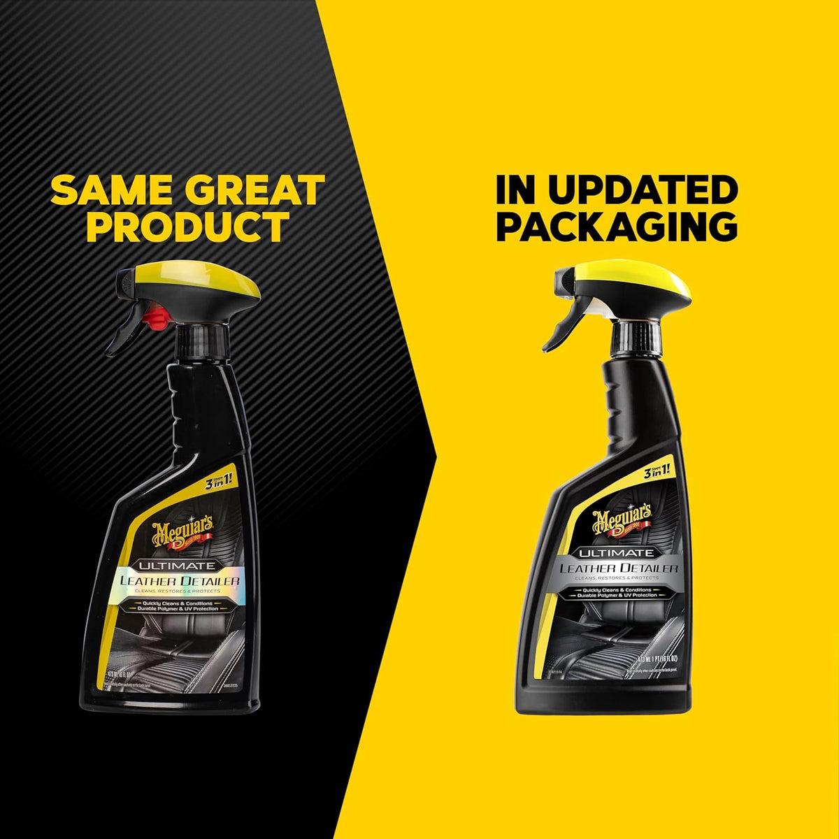 Meguiar's Gold Class Leather Conditioner Spray - Premium Car Leather Conditioner - Protect Your Car's Seats from Cracking, Fading and Drying Out - Keep It Looking and Feeling New, 16 Oz