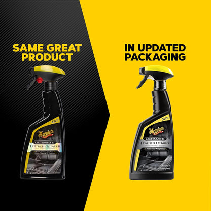 Meguiar's Gold Class Leather Conditioner Spray - Premium Car Leather Conditioner - Protect Your Car's Seats from Cracking, Fading and Drying Out - Keep It Looking and Feeling New, 16 Oz