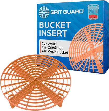 Grit Guard The Original Black Bucket Insert - 10" Diameter Car Wash Bucket for Car Washing, Detailing Compatible with 3.5, 4, 5 and 6 Gallon Buckets - Made in the USA