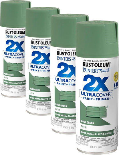 Rust-Oleum 334029 Painter's Touch 2X Ultra Cover Spray Paint, 12 oz, Gloss Clear - Colors D