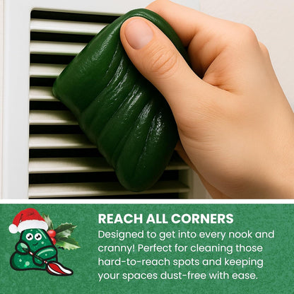Slime Buddies Car Cleaning Gel Putty - Strawberry Scented Interior Detailing Tool for Cup Holders, Air Vents & Keyboard - Reusable Auto Detailing Accessories - Dust Remover Goop - Gifts for Men Women