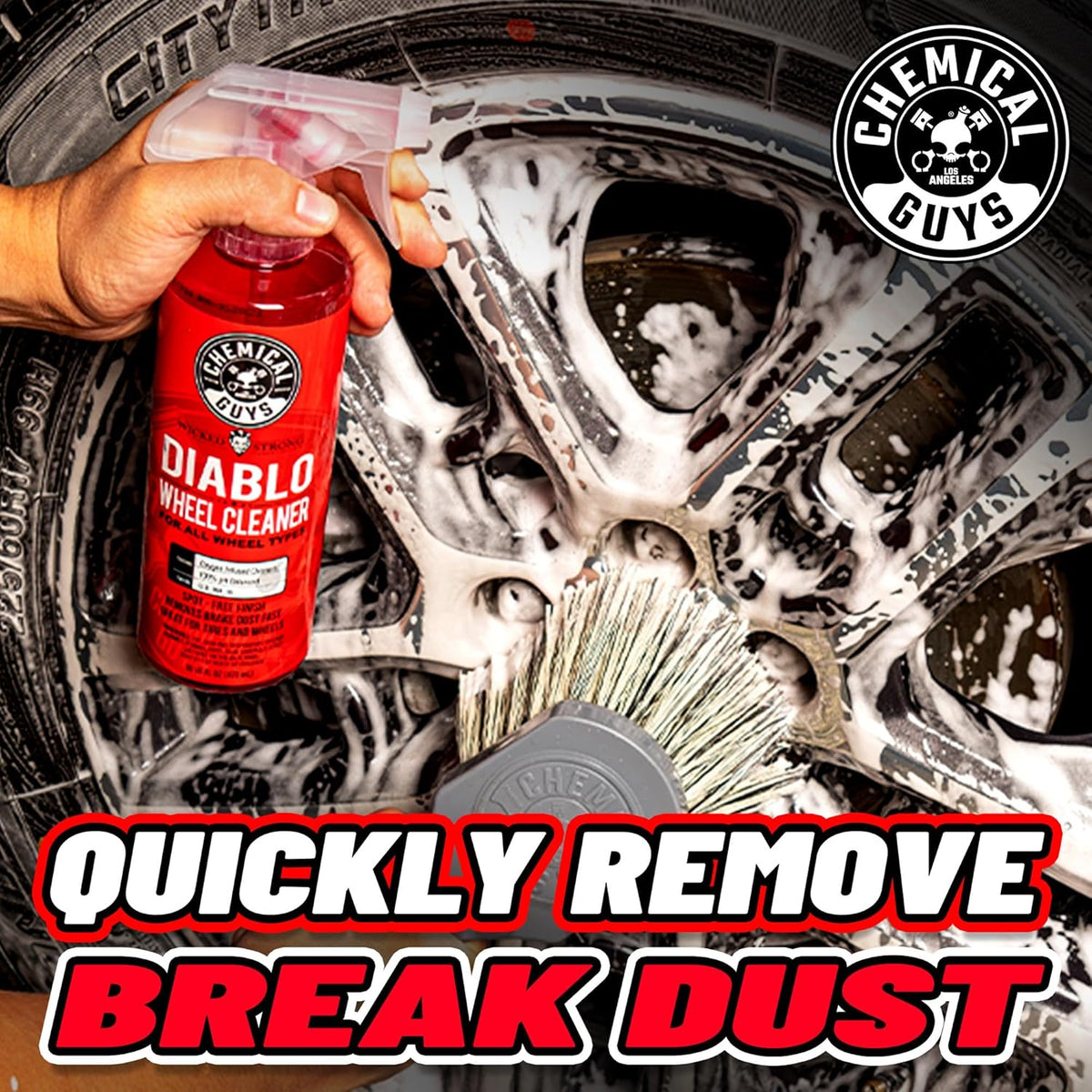 Chemical Guys Car Washing Kit - Mr. Pink Car Wash Soap, Diablo Wheel Cleaner, Wash Bucket with Dirt Trap and Lid, Wash Mitt, Detailing Brushes, Microfiber Towel, 12-Piece