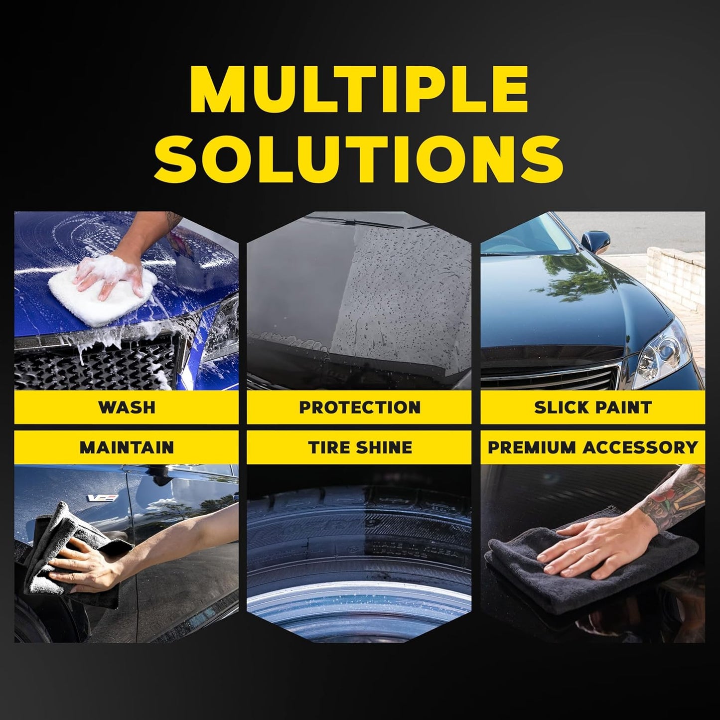 Meguiar's Ultimate Ceramic Coating Kit - Premium Kit for Cars Delivers Ultra-Durable Ceramic Protection with High Water Beading Action, Increased Gloss and Slickness, and Premium Microfiber Towels