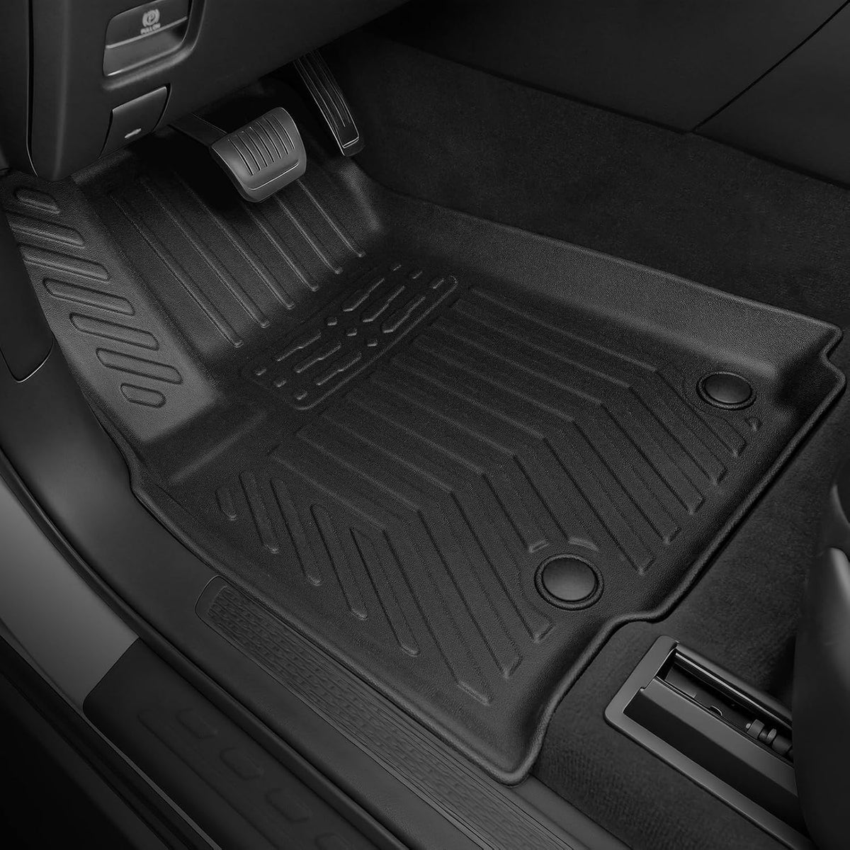 Floor Mats for Jeep Cherokee 2019-2023, All Weather Floor Mats Trunk Cargo Liner with Backrest Protectors and Door Sill Guards Accessories, Full Coverage Set